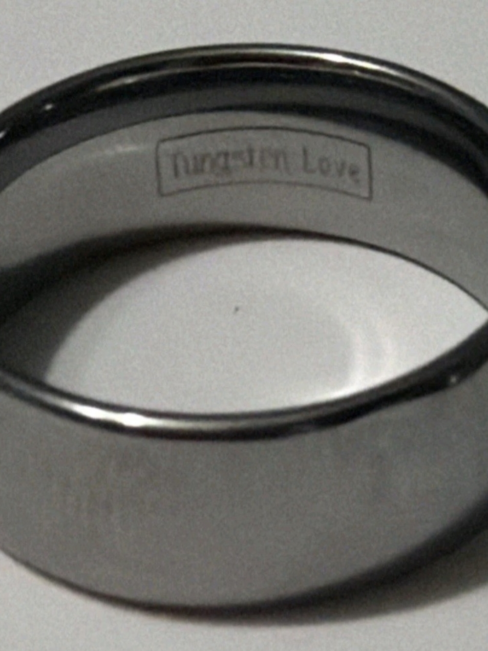 Men's Stainless Steel Tungsten Wedding  Ring